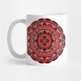 Root Chakra Red Mandala Mug